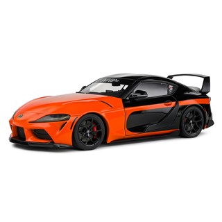 Solido Toyota GR Supra 2024 - Orange/Black 1:18 model car