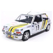 Solido Renault 5 GT Turbo - 1989 Monte Carlo Rally - #19 Alain Oreille 1:18 model car