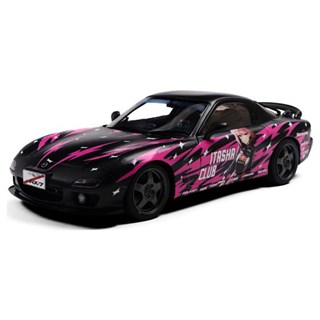 Solido Mazda RX7 FD3RS Itasha 1999 - Black/Pink 1:18 model car