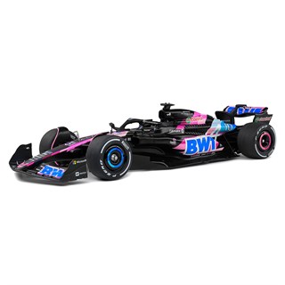 Solido Alpine A524 - 2024 Presentation Car - Black/Pink Livery 1:18 model car