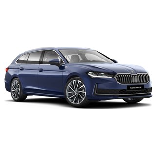 Solido Skoda Superb Combi LandK 130 2024 - Cobalt Blue 1:18 model car