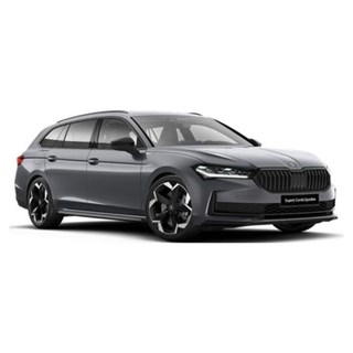 Solido Skoda Superb Combi Sportline 2024 - Pebble Silver 1:18 model car