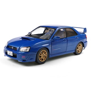 Solido Subaru Impreza WRX STI 2003 - Sonic Blue 1:18 model car
