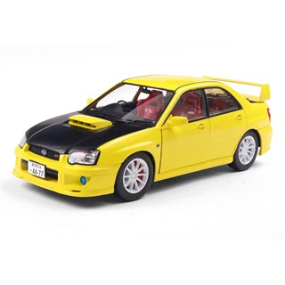Solido Subaru Impreza WRX STI Streetfighter 2003 - Yellow 1:18 model car