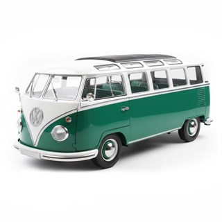 Solido Volkswagen T1 Samba 1962 - Green/White 1:18 model car