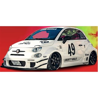Solido Fiat 500 Abarth w. Bodykit 2025 - White 1:18 model car