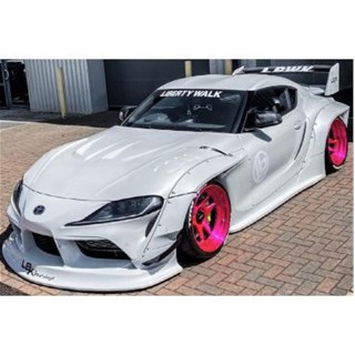 Solido Toyota GR Supra w. Liberty Walk Bodykit 2025 - White 1:18 model car