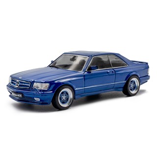 Solido Mercedes 560 SEC AMG Widebody 1990 - Linarite Blue Pearl 1:43 model car