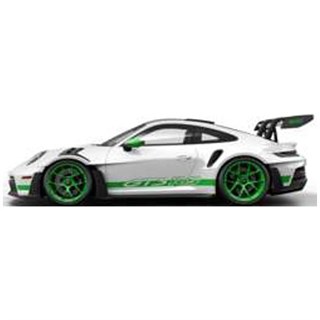 Solido Porsche 992 GT3 RS 2023 - White/Green 1:43 model car