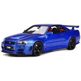 Solido Nissan Skyline GT-R (R34) Z-Tune 1998 - Bayside Blue 1:43 model car