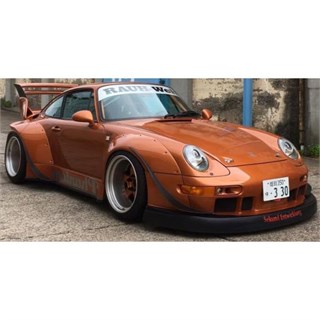 Solido Porsche 911 RWB w. Bodykit 2016 - Orange Metallic 1:43 model car