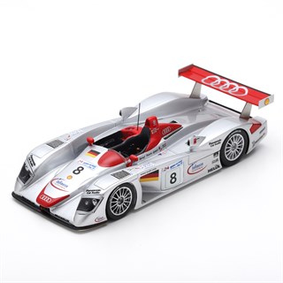 Spark Audi R8 - 1st 2000 Le Mans 24 Hours - #8 1:18 model car