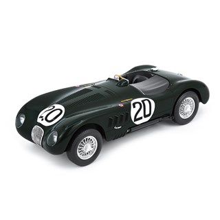 Spark Jaguar C-Type - 1st 1951 Le Mans 24 Hours - #20 1:18 model car