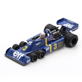 Spark Tyrrell P34 - 1st 1976 Swedish Grand Prix - #3 Jody Scheckter 1:18 model car