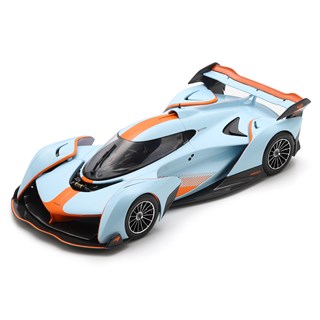 Spark McLaren Solus GT 2025 - Light Blue/Orange 1:18 model car