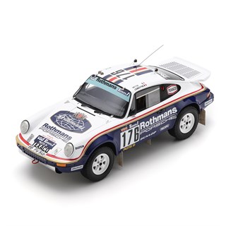 Spark Porsche 911 Carrera 3.2 4x4 (953) - 1st 1984 Paris-Dakar Rally - #176 R. Metge 1:18 model car