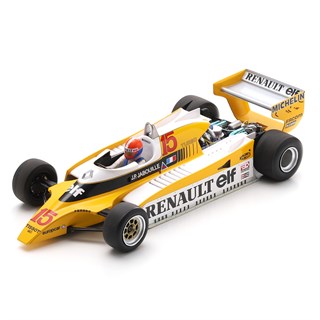 Spark Renault RE20 - 1st 1980 Austrian Grand Prix - #15 Jean-Pierre Jabouille 1:18 model car