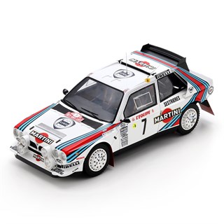 Spark Lancia Delta S4 - 1st 1986 Monte Carlo Rally - #7 Henri Toivonen 1:18 model car