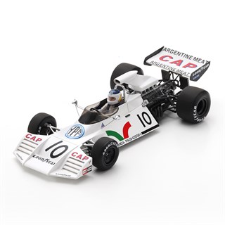 Spark Brabham BT42 - 1973 French Grand Prix - #10 Carlos Reutemann 1:18 model car