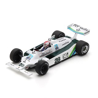 Spark Williams FW07 - 1st 1979 British Grand Prix - #28 C. Regazzoni 1:18 model car