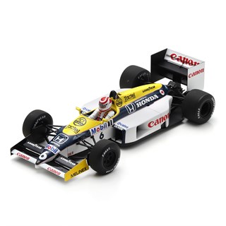 Spark Williams FW11 - 1st 1986 British Grand Prix - #6 Nelson Piquet 1:18 model car