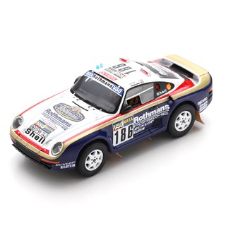 Spark Porsche 959 - 1st 1986 Paris-Dakar Rally - #186 R. Metge 1:18 model car