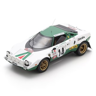 Spark Lancia Stratos - 1st 1975 Monte Carlo Rally - #14 Sandro Munari 1:18 model car