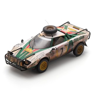 Spark Lancia Stratos HF 'Dirty Edition' - 1977 Safari Rally - #7 Sandro Munari 1:18 model car