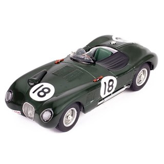 Spark Jaguar C-Type - 1st 1953 Le Mans 24 Hours - #18 1:43 model car