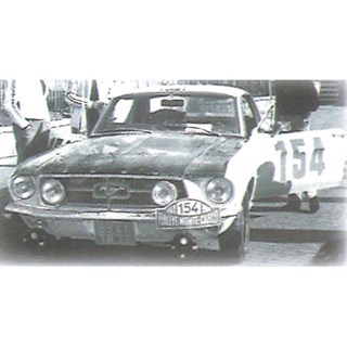 Spark Mustang - 1968 Monte Carlo Rally - #154 H. Chemin 1:43 model car