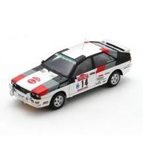 Spark Audi Quattro - 1st 1981 San Remo Rally - #14 Michele Mouton 1:43 model car
