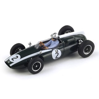 Spark Cooper T53 - 1st 1960 Belgian Grand Prix - #2 Jack Brabham 1:43 model car