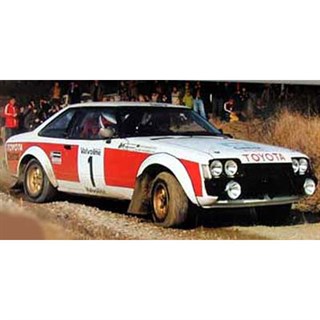Spark Toyota Celica RA40 - 2nd 1981 Ivory Coast Rally - #1 P. Eklund 1:43 model car