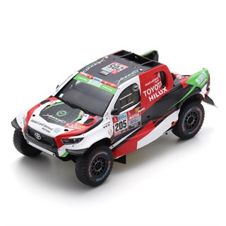 Spark Toyota Hilux - 2022 Dakar Rally - #205 Y. Al-Rajhi 1:43 model car
