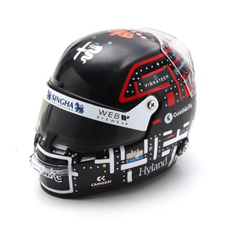 Spark Valtteri Bottas Alfa Romeo Helmet - 2023 Monaco Grand Prix 1:5