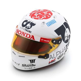 Spark Yuki Tsunoda AlphaTauri Helmet - 2023 Japanese Grand Prix 1:5