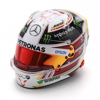 Spark Lewis Hamilton Mercedes Helmet - 2018 Mexican Grand Prix 1:5