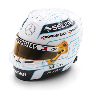Spark George Russell Mercedes Helmet - 2024 Qatar Grand Prix 1:5