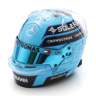 Spark George Russell Mercedes Helmet - 2024 Abu Dhabi Grand Prix 1:5