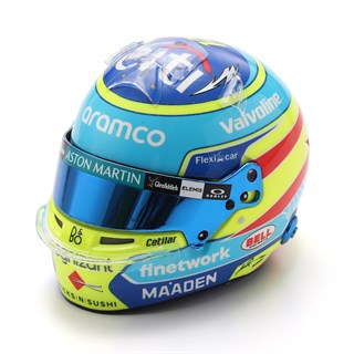Spark Fernando Alonso Aston Martin Helmet - 2025 1:5