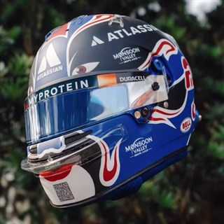 Spark Alexander Albon Williams Helmet - 2025 Chinese Grand Prix 1:5