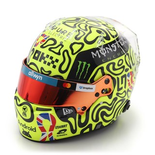 Spark Lando Norris McLaren Helmet - 2025 British Grand Prix 1:5