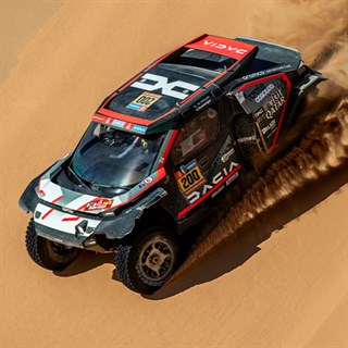 Spark Dacia Sandrider - 2025 Dakar Rally - #200 Nasser Al-Attiyah 1:43 model car