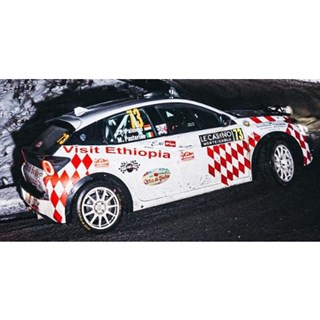 Spark Lancia Ypsilon Rally4 HF - 2026 Monte Carlo Rally - #73 Jean-Paul Palmero 1:43 model car