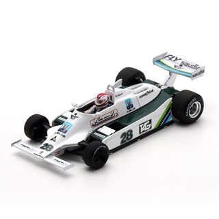 Spark Williams FW07 - 1st 1979 British Grand Prix - #28 C. Regazzoni 1:43 model car