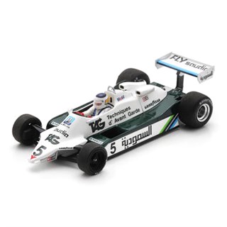 Spark Williams FW07C - 1982 South African Grand Prix - #5 Carlos Reutemann 1:43 model car