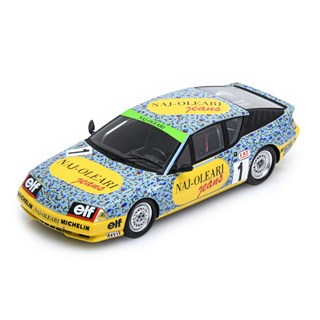 Spark Renault Alpine V6 Turbo - 1st 1987 Europa Cup - #1 M. Sigala 1:43 model car