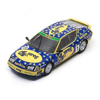 Spark Alpine V6 Turbo - 1st 1988 Renault Elf Turbo Europa Cup - #1 M. Sigala 1:43 model car