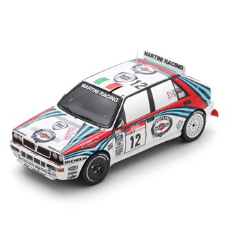 Spark Lancia Delta HF Integrale - 1992 Rally France - #12 Andrea Aghini 1:43 model car