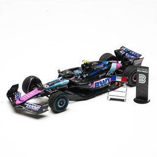 Spark Alpine A524 w. Pit Boards - 2024 Brazilian Grand Prix - #10 P. Gasly 1:43 model car